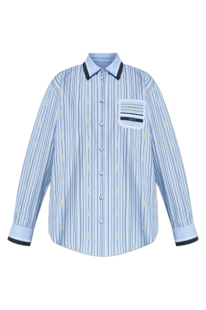 Tシャツ・カットソー Stella McCartney \"MIXED STRIPE\" SHIRT (620136 3FR1158525) Stella McCartney Shirt with pocket | Women's Clothing | Vitkac